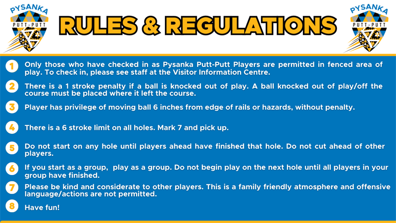 Putt-Putt Rules